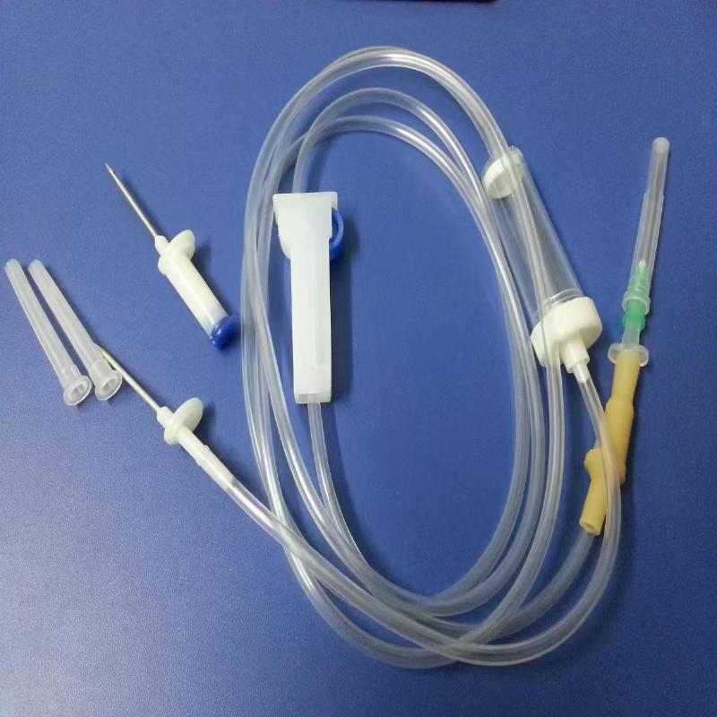 Система для вливання інфузійних розчинів одноразового використання стерильна WEGO, 18G, ЛУЄР ЛОК, з металевою голкою